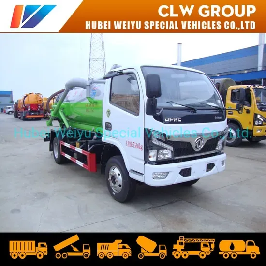 Дунфэн Фуруйка 4X2 3000liters Мини Вакуумный Сливной Ассенизаторный Грузовик Сливной Грузовик Ассенизаторный Грузовик