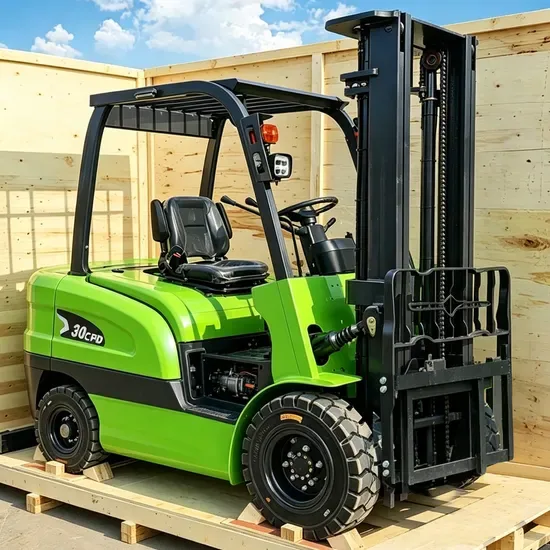 Компактный электрический погрузчик с бесплатной доставкой 1ton 2ton 3.5 тонны 4t грузоподъемности