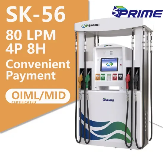 Станция заправки топлива Sanki Prime 56 80lpm в 8 Nozzles Olml\MID Сертификат