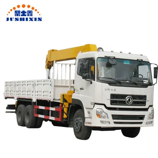 Грузовой кран с гидравлической стрелой Dongfeng с функцией самосвала