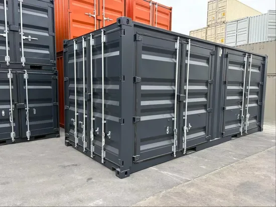 20FT 2-дверный складской морской контейнер с боковыми дверями на продажу