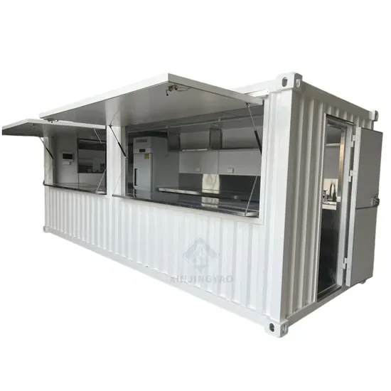 Кастомизированный фургон для еды из контейнера, коммерческий Prefab контейнерный киоск для еды