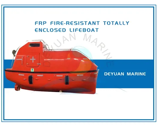 22 Человек к 150 Человеку Полностью Закрытый Пожаробезопасный Спасательный Челнок