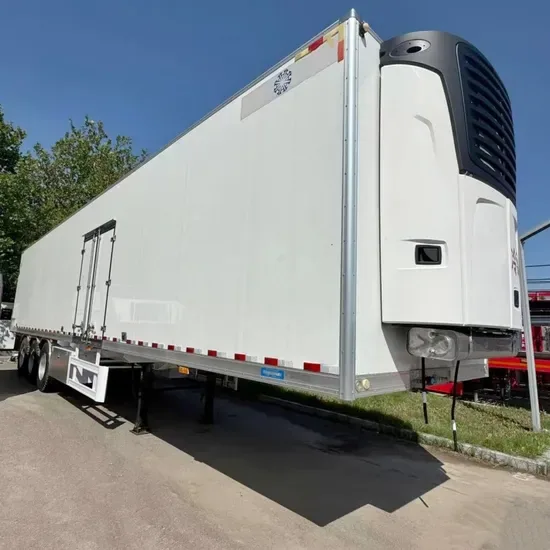 40FT 45FT 53FT 3-Axle Стальной полуприцеп с многоуровневым охлаждением для транспортировки и хранения скоропортящихся продуктов (-50°C~+10°C)