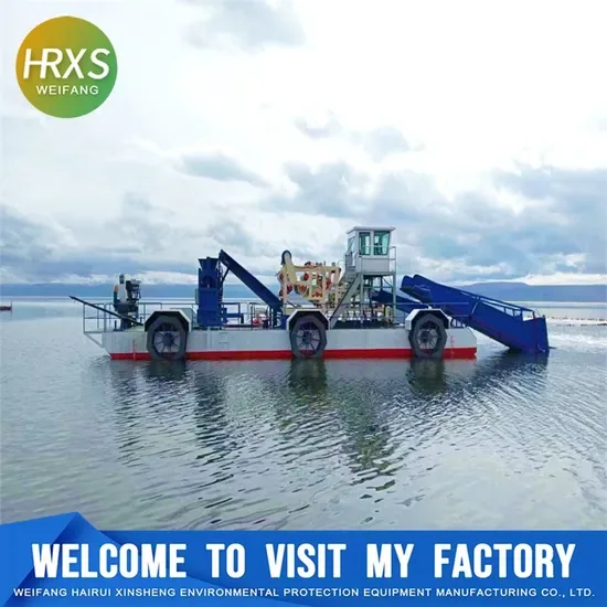 Китайская полностью автоматическая лодка для очистки воды от мусора для управления водной средой
