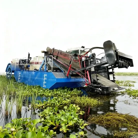 Фабрика прямых поставок самоходного водного комбайна для очистки озер в экологических парках