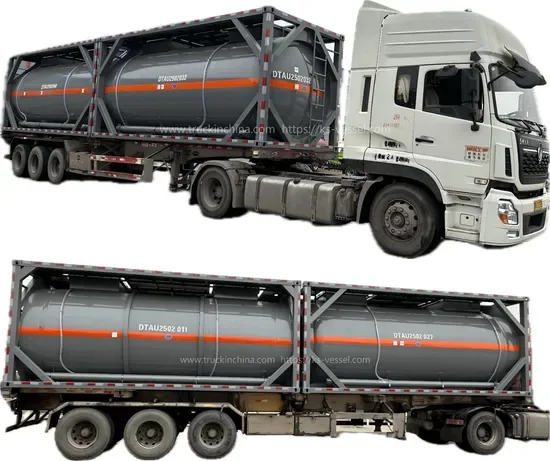 Изотанковый 20FT T14 контейнер с ПЭ-облицовкой для HF, HCl кислоты, PAC KOH, фтороводородной кислоты, соляной кислоты, серной кислоты