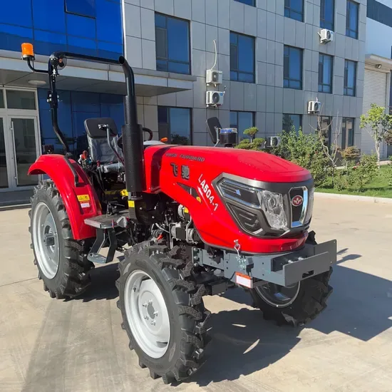 Feichi 50HP 70HP 80HP 90HP 4*4 4WD Компактный дизельный сельскохозяйственный трактор-машина для фермы, сада и фруктового сада с фронтальным погрузчиком и двигателем Lovol/Yto