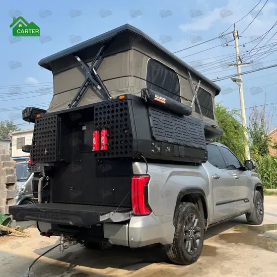 Кемпер Carter Pop up для грузовика Toyota Tundra, мягкий чехол, выдвижной кемпер, водонепроницаемый, пылезащитный