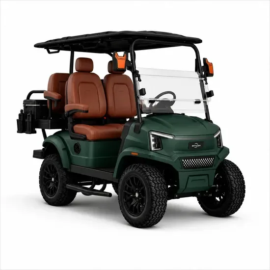 6-Seater Электрический гольф-карт Heritage Blue / Охота на гольф-кары / Гольф-клуб / Багги для охоты для курортов и отелей