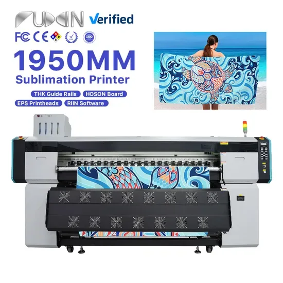 Принтер для сублимационной печати высокой скорости с 4 I3200 головами 1.3m/1.6m/1.8m машина для сублимационной печати для одежды, занавесок и флагов