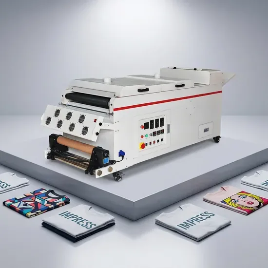 650mm Порошковый шейкер Dtf и печь для отверждения S650dw, 220V 6.5kw, Экологически чистый, экономящий труд для 4-5 головной Dtf печати