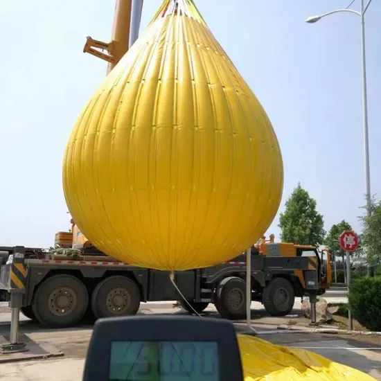 Тяжелые ПВХ водяные мешки для испытаний нагрузки крана - 50 тонн