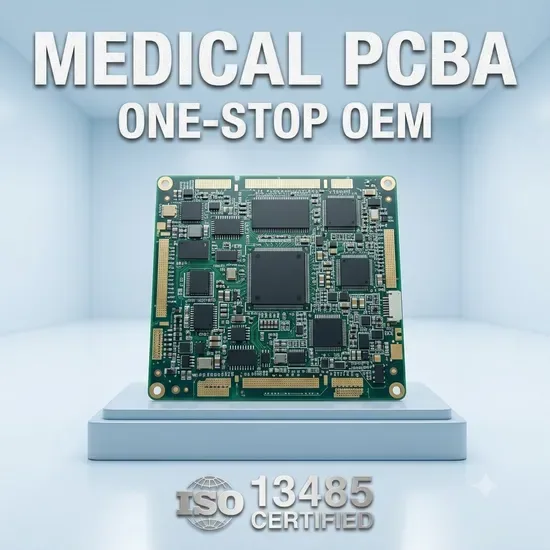 Кастомизированное медицинское устройство PCBA ISO 13485 сертифицированное одноразовое OEM сборка печатных плат