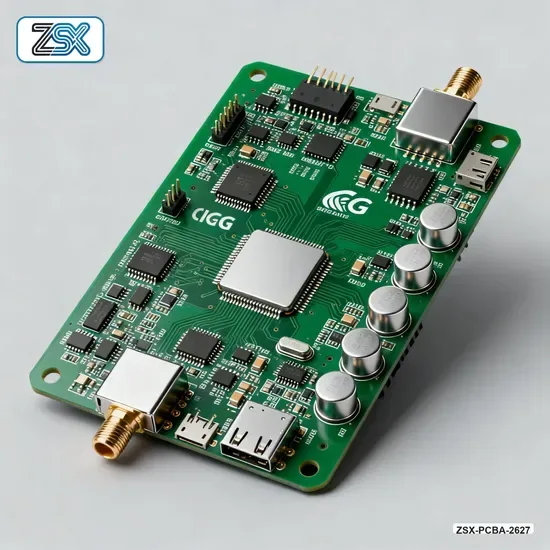 Быстрая сборка двухстороннего сенсорного узла Lorawan Fr4 PCBA