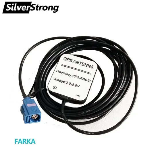 Универсальная автомобильная GPS-антенна Silverstrong SMA Farka GPS Антенна радионавигации для VW/Ford/BMW/Mercedes Benz