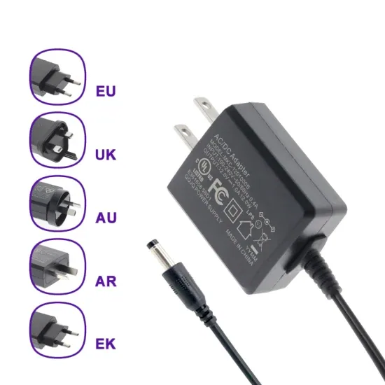 Малый корпус 5V 1A 5V 2A 12V 1A Адаптер питания UL FCC GS CE Kc Kcc PSE SAA C-Tick Адаптер питания Бесплатные образцы