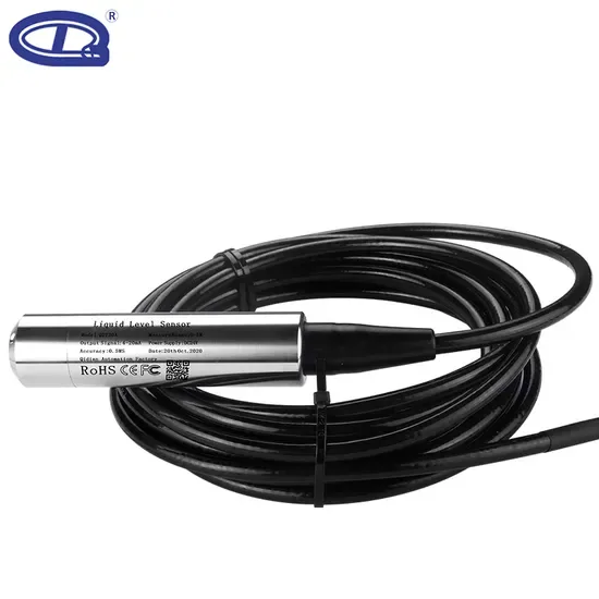 Qdy30A Аналог DC12V 24V 4-20mA RS485 Гидростатический Умный Погружной Нержавеющий Стальной 316 Датчик Уровня Воды в Резервуаре