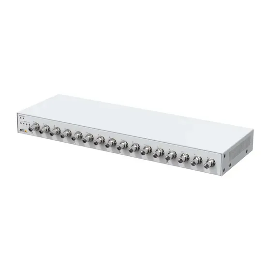 Аксис M7116 Видеокодировщик экономичный, 16-Channel Видеокодировщик с Zipstream