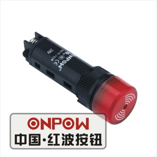 Онпау 16mm Фликер Буззер (AD16-16SM/R/12V, CCC, CE)