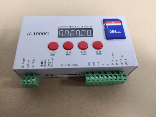Контроллер LED K-1000c для Ws2811 2812b Sk6812 Вт 2801 2048pixels