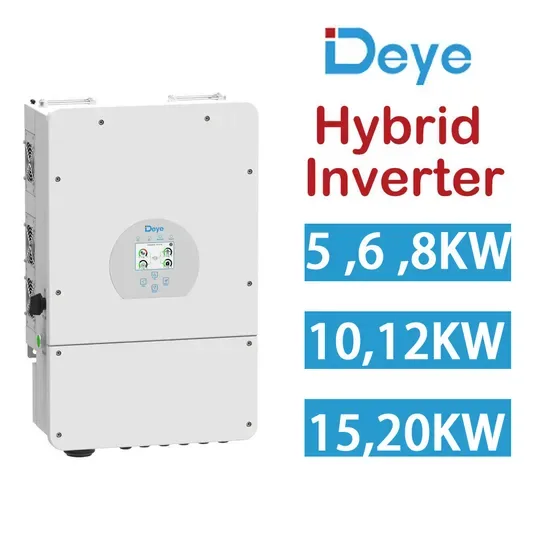 Инвертор Deye трехфазный гибридный Sun-5/6/8/10/12/15/20K-Sg01HP3-EU-Am2 для системы солнечных панелей для дома