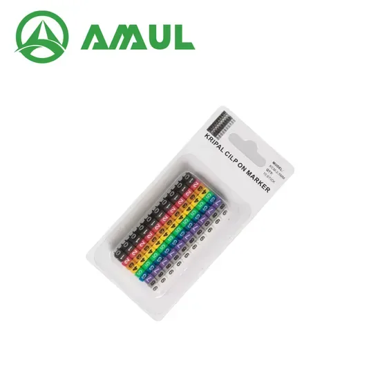 Цветные маркеры для кабелей для легкой идентификации 0-9 a-Z