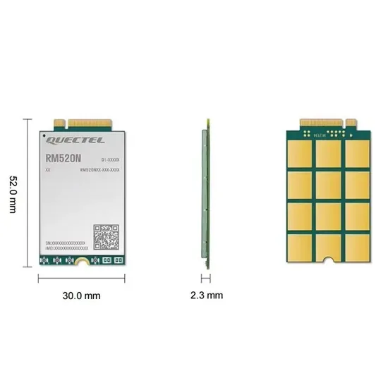 Клеточный модуль Quectel RM520n-Gl 5g Nsa SA