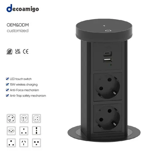 Декорамиго Офисная Конференц Мебель USB Розетка Питания Стола