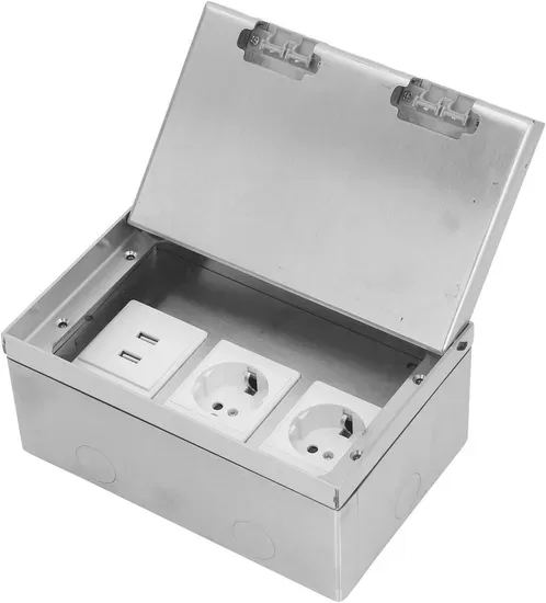 Zdr200b Высококачественный скрытый OEM&ODM коробка для пола с розеткой и USB Type-C