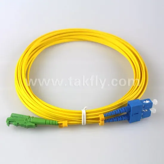 FTTH Sc/Upc-E2000/APC LSZH одномодовый многомодовый дуплексный волоконно-оптический патчкорд кабель, соответствующий RoHS