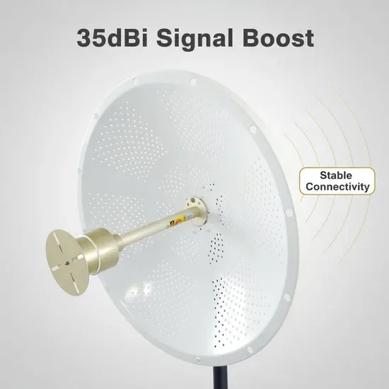 1700-4200MHz 5g 4G Спутниковая связь MIMO параболическая антенна 60cm
