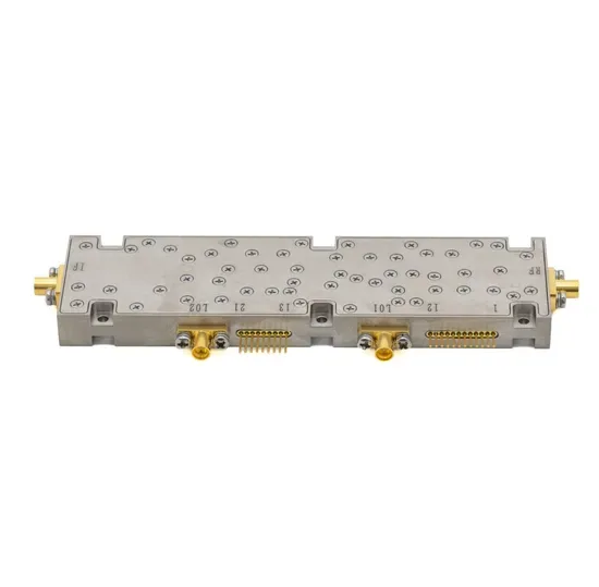 0.1-20GHz Модуль ВЧ-повышающего преобразователя для сборки преобразования частоты со встроенной эквализацией и температурной компенсацией