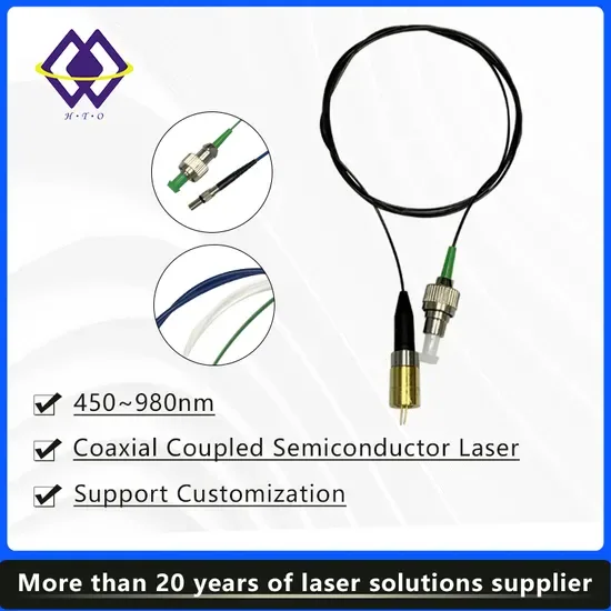 450nm 1.2W Оптоволоконный лазерный модуль для прямой лазерной печати Ldi