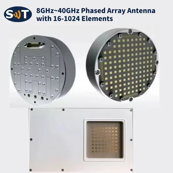 8-40GHz Антенна с фазированной решеткой миллиметрового диапазона, 16-1024 Элементы, 60 Сканирование, 50-80dBm Эффективная излучаемая мощность, 1.5 Коэффициент стоячей волны для радиолокационных