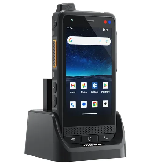 Унива F400 4 Дюймовый сенсорный экран Окта Ядро IP65 Водонепроницаемый Андроид 15 Устойчивый ПДА Пок Walkie Talkie/Sos/NFC/GPS
