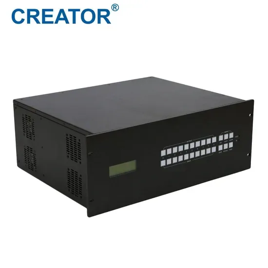 Creator 4K@60Hz 4:4:4 Гибридный HDMI-матричный коммутатор с бесшовным переключением и процессором-контроллером видеостены 4×4 с поддержкой видео 2.0