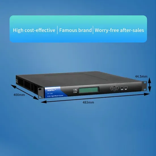 SD IPTV OTT хеденд цифровой телевизионный кодировщик HD H264 для Ethernet IP видео потокового вещания одноразовое решение