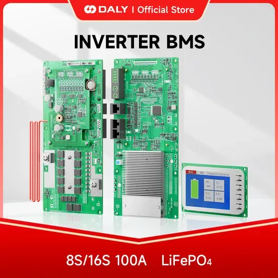 Daly Smart BMS LiFePO4 8s 24V 16s 48V 100A Система хранения энергии для дома на солнечных батареях Литий LiFePO4 Активный балансировочный инвертор BMS
