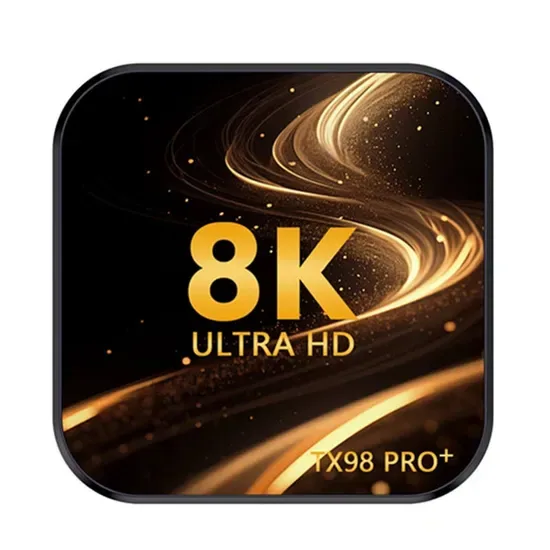 Горячая продажа настраиваемого Tx98 PRO+ STB 8K IPTV Смарт Андроид 13 2GB 4GB Горячая Европа Великобритания Франция Германия США Канада с Rk3528 Чипсет ТВ Бокс 4K