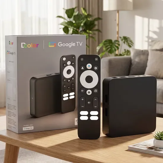 Dcolor Gd2 сертифицированная Google 4K ТВ-приставка на Android 12.0 на базе Amlogic S905y4