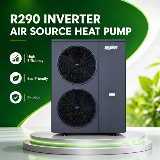 Энергоэффективный 22kw R290 инверторный тепловой насос воздушного источника